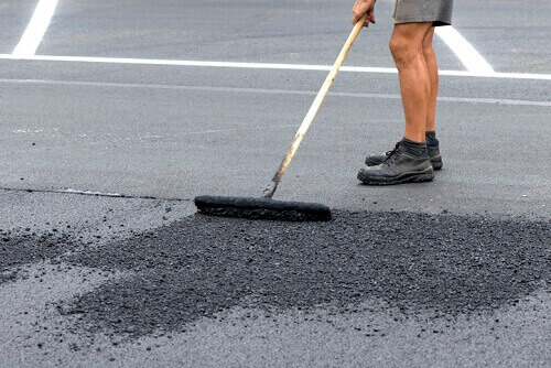 Parking lot repair in brookhaven